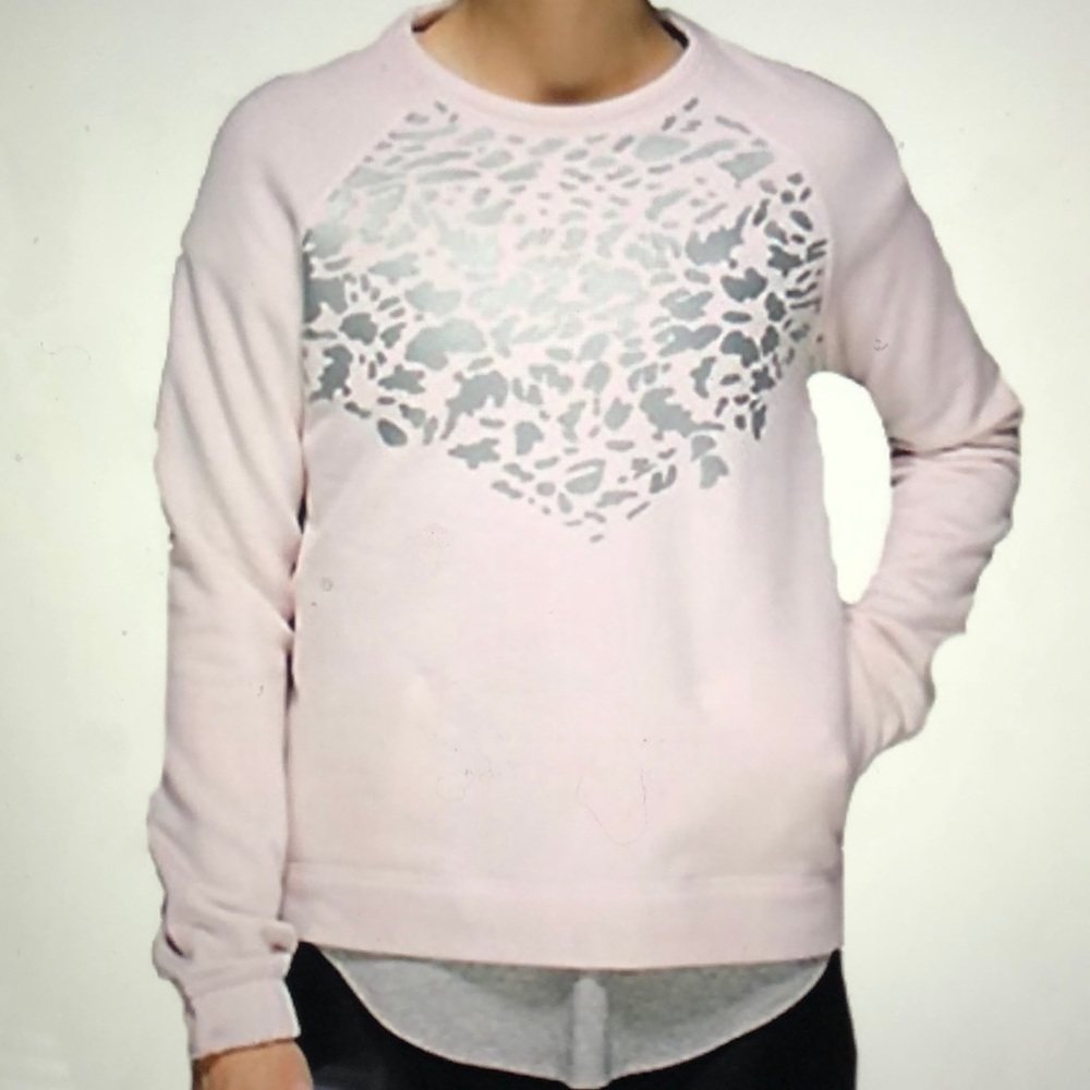 Lululemon Athletics Blush Leopard Snapshot Crew